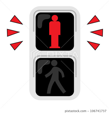 交通信號燈、紅燈、綠燈 交通信號燈、紅燈、綠燈 106741737