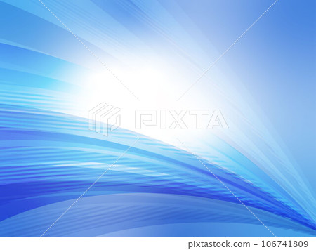 具有美麗發光 color_blue 的波形抽象背景 106741809