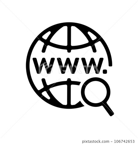 Internet/search vector icon illustration 106742653