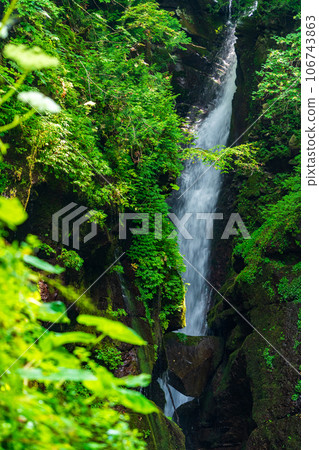 (Gunma Prefecture) Teruha Gorge and Osawa Great Falls in early autumn 106743863