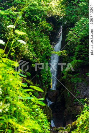 (Gunma Prefecture) Teruha Gorge and Osawa Great Falls in early autumn (Gunma Prefecture) Teruha Gorge and Osawa Great Falls in early autumn 106743864