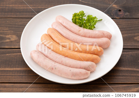 pork wiener sausage 106745919