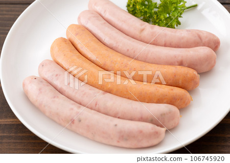 pork wiener sausage 106745920