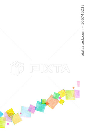 Colorful square pattern background material geometric pattern Colorful square pattern background material geometric pattern 106746235