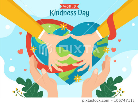 Happy World Kindness Day Vector Illustration on November 13 with Earth and Love for Charitable Assistance in Flat Cartoon Background Templates Happy World Kindness Day Vector Illustration on November 13 with Earth and Love for Charitable Assistance in Flat Cartoon Background Templates 106747115