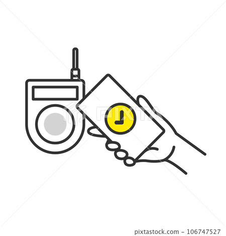 Cashless payment Smartphone payment 106747527