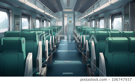 AI image inside the train 106747937