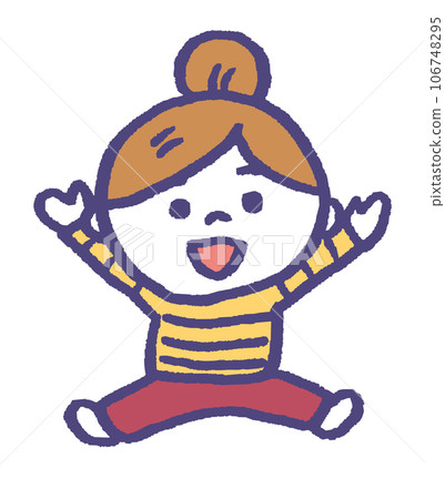 Cute miniature people illustration Cute miniature people illustration 106748295