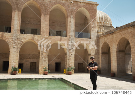 Tourist at Kasimiye Medrese 106748445
