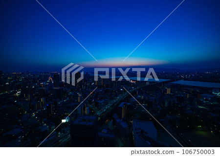 面向大阪/淀川的日落景觀 [Magic Hour] 106750003