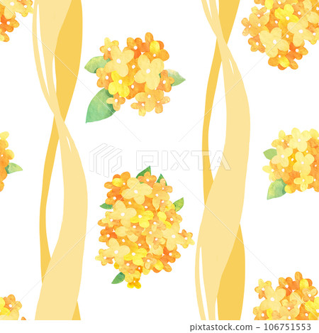 Osmanthus seamless wallpaper Osmanthus seamless wallpaper 106751553