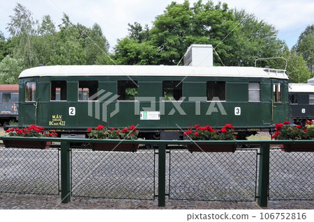 Park tram at Szentendre Open Air Museum, Hungary 106752816