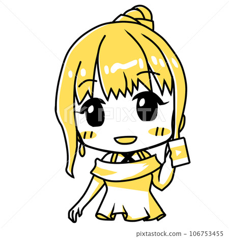 顯示 YouTube 屏幕的年輕女子 106753455