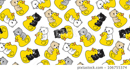 bear polar seamless pattern duck rubber swimming ring inflatable flamingo teddy cartoon doodle vector gift wrapping paper tile background scarf isolated repeat wallpaper illustration design bear polar seamless pattern duck rubber swimming ring inflatable flamingo teddy cartoon doodle vector gift wrapping paper tile background scarf isolated repeat wallpaper illustration design 106755374