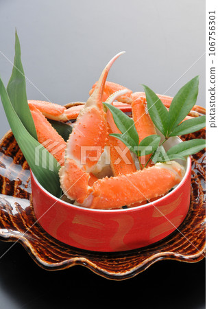 Crab dish boiled crab 106756301
