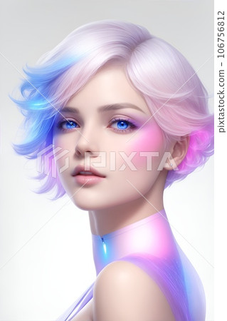 擁有天使般閃耀光環的女神 擁有天使般閃耀光環的女神 106756812