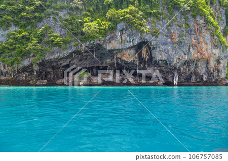 The Mountain rocks at island in Phuket, Thailand. The Mountain rocks at island in Phuket, Thailand. 106757085