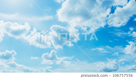 夏天的藍天白雲 夏天的藍天白雲 106757556