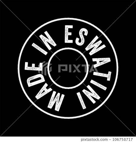 Made in Eswatini text emblem stamp, concept background Made in Eswatini text emblem stamp, concept background 106758717