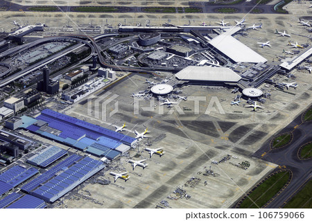 成田機場第一航站樓鳥瞰圖 106759066