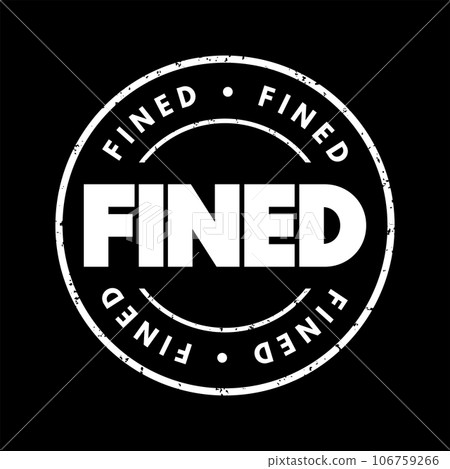 Fined text stamp, concept background 106759266