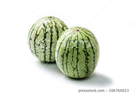 Fresh watermelon, Kodama watermelon, summer image, Kodama watermelon, Pinot Girl image material 106760023