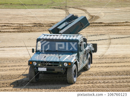 日本陸上自衛隊93式近程地對空導彈進行訓練展示 106760123