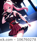 Beautiful girl with a lovely smile, anime style, idol style Beautiful girl with a lovely smile, anime style, idol style 106760278