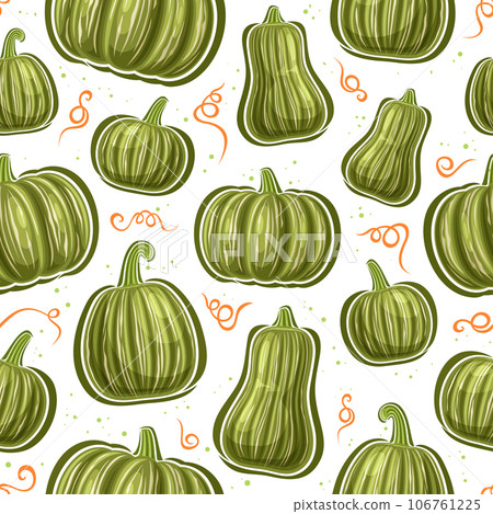 Vector Kabocha Seamless Pattern Vector Kabocha Seamless Pattern 106761225