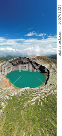 Aerial view of Mt. Zao in summer Aerial view of Mt. Zao in summer 106761323