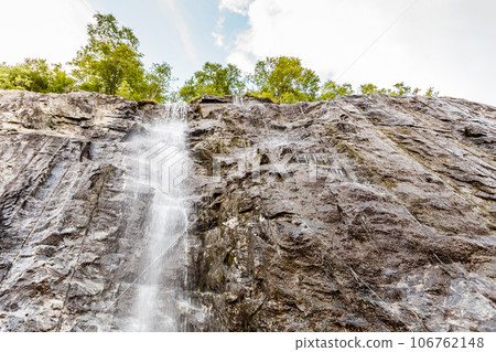 Little waterfall in mountains, Norway. Little waterfall in mountains, Norway. 106762148