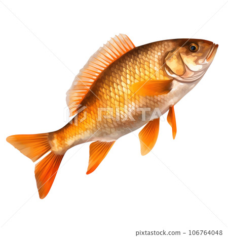 Colorful fish isolated Colorful fish isolated 106764048