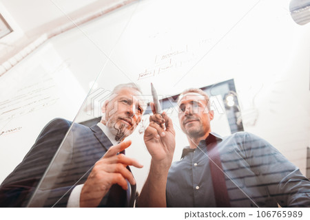 Team of business people work together on a new creative project 106765989