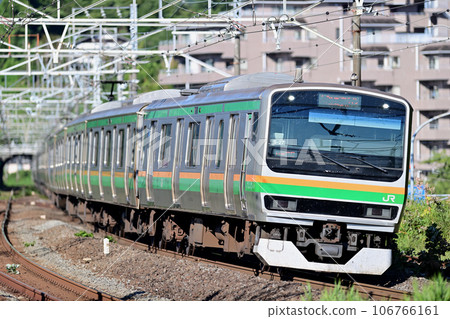 Tokaido Main Line Manazuru JR East E231 series 1000 series S-27 formation (Kokufutsu) Tokaido Main Line Manazuru JR East E231 series 1000 series S-27 formation (Kokufutsu) 106766161