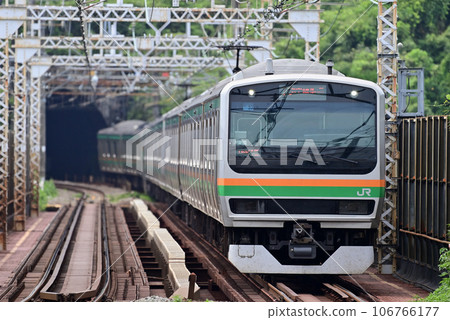 Tokaido Main Line Nebukawa JR East E231 series 1000 series U53 formation (Oyama) Tokaido Main Line Nebukawa JR East E231 series 1000 series U53 formation (Oyama) 106766177