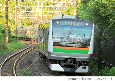 Tokaido Main Line Nebukawa-Hayakawa JR East E233 series 3000 series E-56 formation (Kokufutsu) 106766203