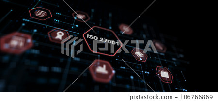 Business Technology ISO standard certification 27001 106766869