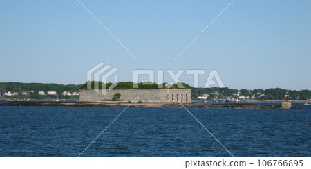 Fort Gorges in Casco Bay 106766895