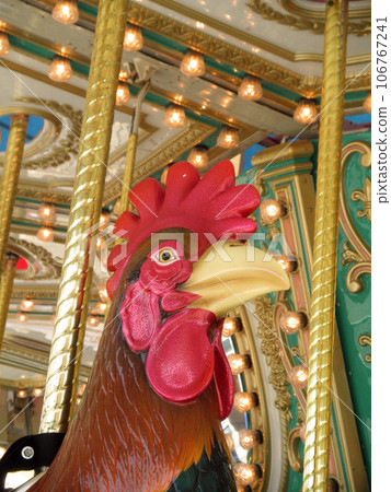 Rooster ON A CAROUSEL Rooster ON A CAROUSEL 106767241
