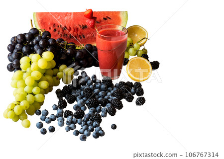 Fresh colorful organic berries farming and healthy food concept on isolated png background copy space Fresh colorful organic berries farming and healthy food concept on isolated png background copy space 106767314