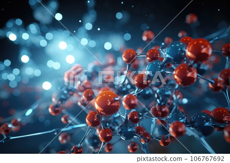 3D visualization of atoms 106767692