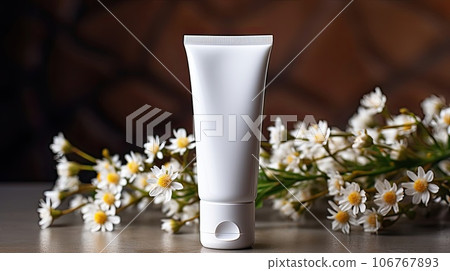 Camomile cream mock up 106767893