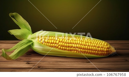 Sweeet corn cobs 106767958