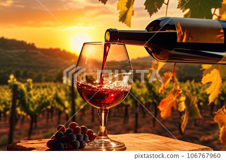 Red_wine_flows_from_a_bottle_into_a_wine_glass Red_wine_flows_from_a_bottle_into_a_wine_glass 106767960