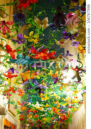 Plastic decoration by "Art Al Carrer" in the historic center of Calpe, Spain Plastic decoration by "Art Al Carrer" in the historic center of Calpe, Spain 106767996