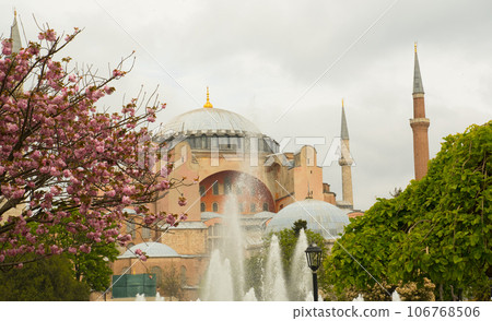 Saint Sophie Cathedral. It was a former Greek Orthodox Patriarchal Cathedral, later an Ottoman imperial mosque in Istanbul, Turkey Saint Sophie Cathedral. It was a former Greek Orthodox Patriarchal Cathedral, later an Ottoman imperial mosque in Istanbul, Turkey 106768506