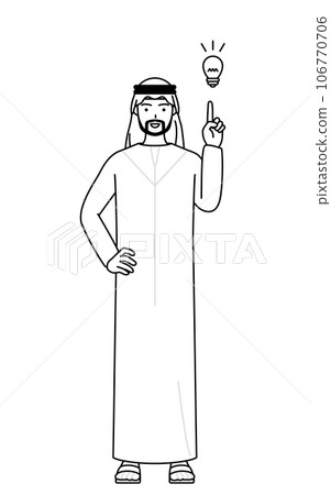 想出一個主意的伊斯蘭人 106770706