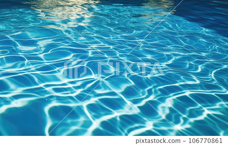 Water background. Water surface. For banner, postcard, book illustration. Created with generative AI tools 106770861