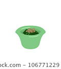 菠菜燉在一個小碗裡 106771229