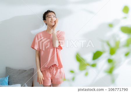 Woman in room wear 106771790